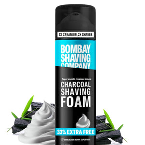 BOMBAY SHAVING COMPANY CHARCOAL SHAVING FOAM 266ML - SuperMarcheStore