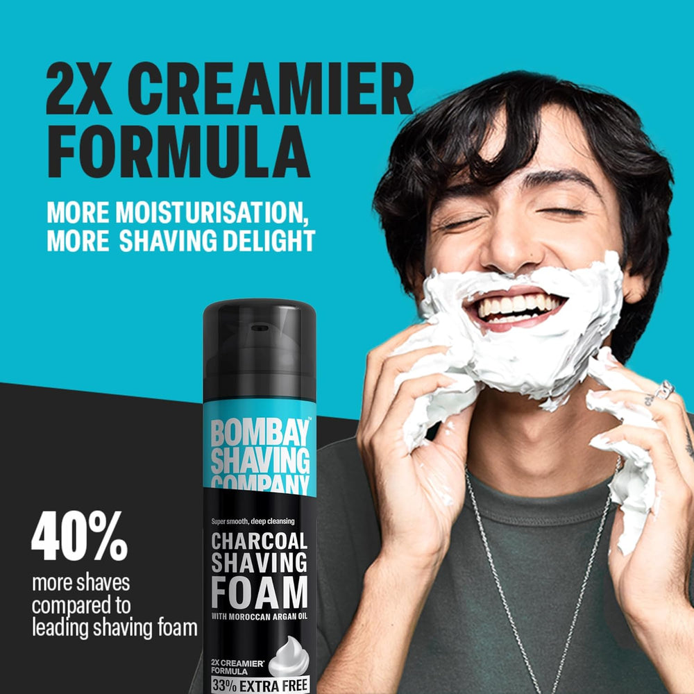 BOMBAY SHAVING COMPANY CHARCOAL SHAVING FOAM 266ML - SuperMarcheStore