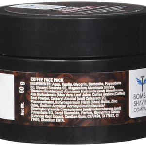 BOMBAY SHAVING COMPANY COFFEE FACE PACK 50 GM - SuperMarcheStore