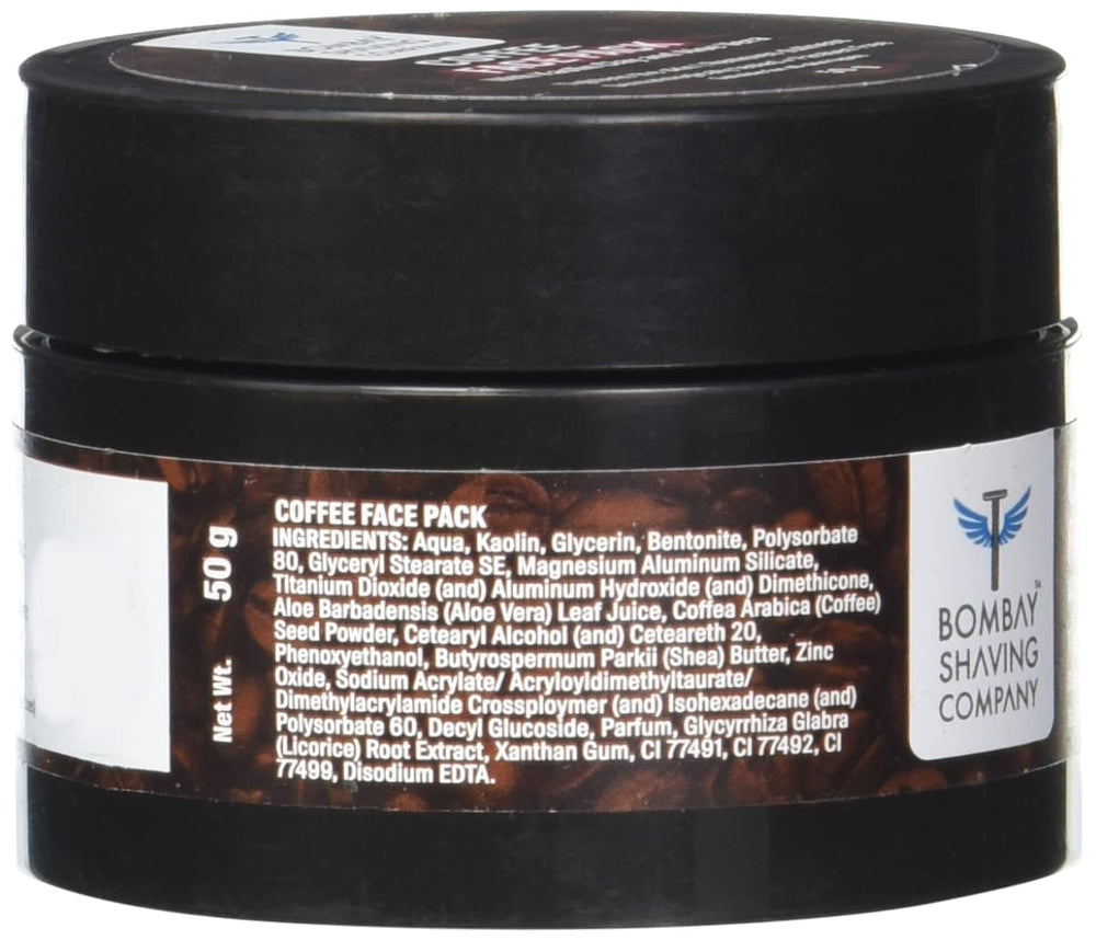 BOMBAY SHAVING COMPANY COFFEE FACE PACK 50 GM - SuperMarcheStore