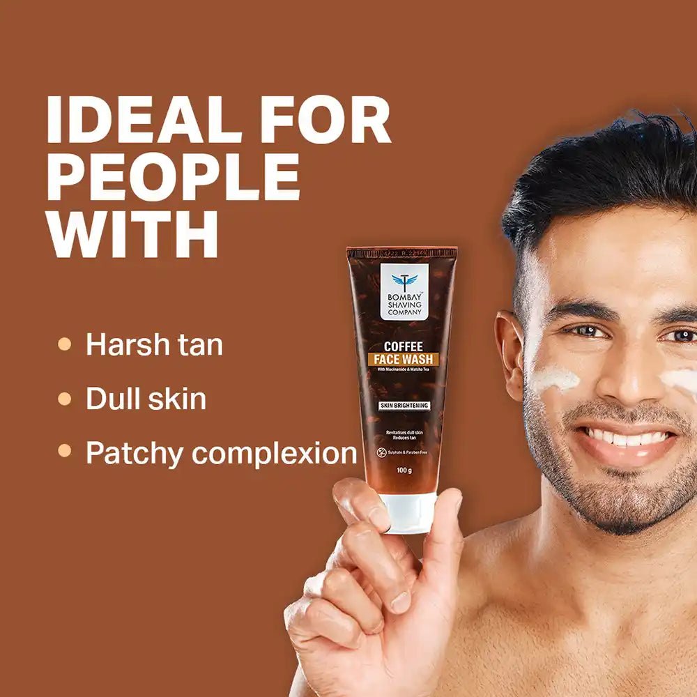 BOMBAY SHAVING COMPANY COFFEE FACE WASH 100G - SuperMarcheStore