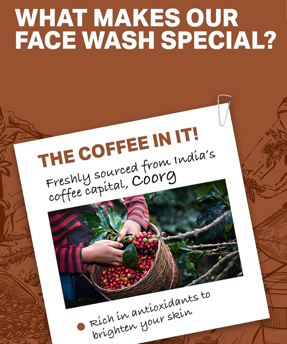 BOMBAY SHAVING COMPANY COFFEE FACE WASH 50 GM - SuperMarcheStore