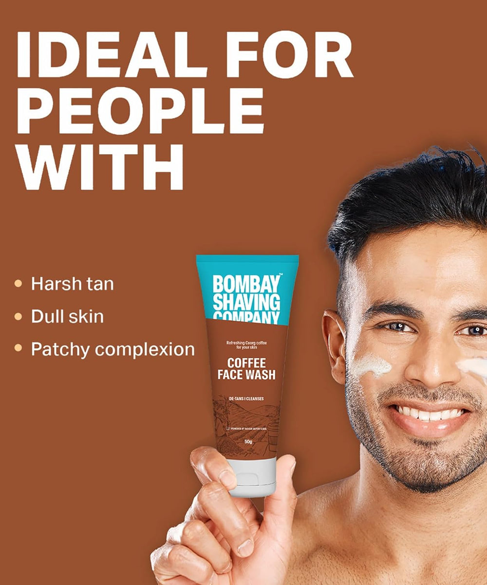 BOMBAY SHAVING COMPANY COFFEE FACE WASH 50 GM - SuperMarcheStore
