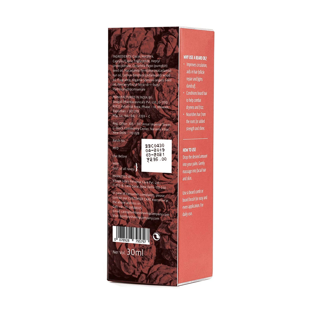 BOMBAY SHAVING COMPANY DAILY BEARD OIL 30ML - SuperMarcheStore