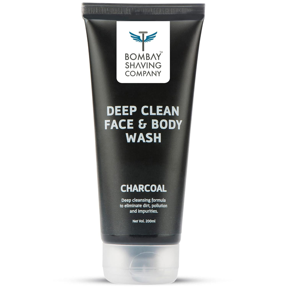 BOMBAY SHAVING COMPANY DEEP CLEAN FACE & BODY WASH CHARCOAL 200ML - SuperMarcheStore
