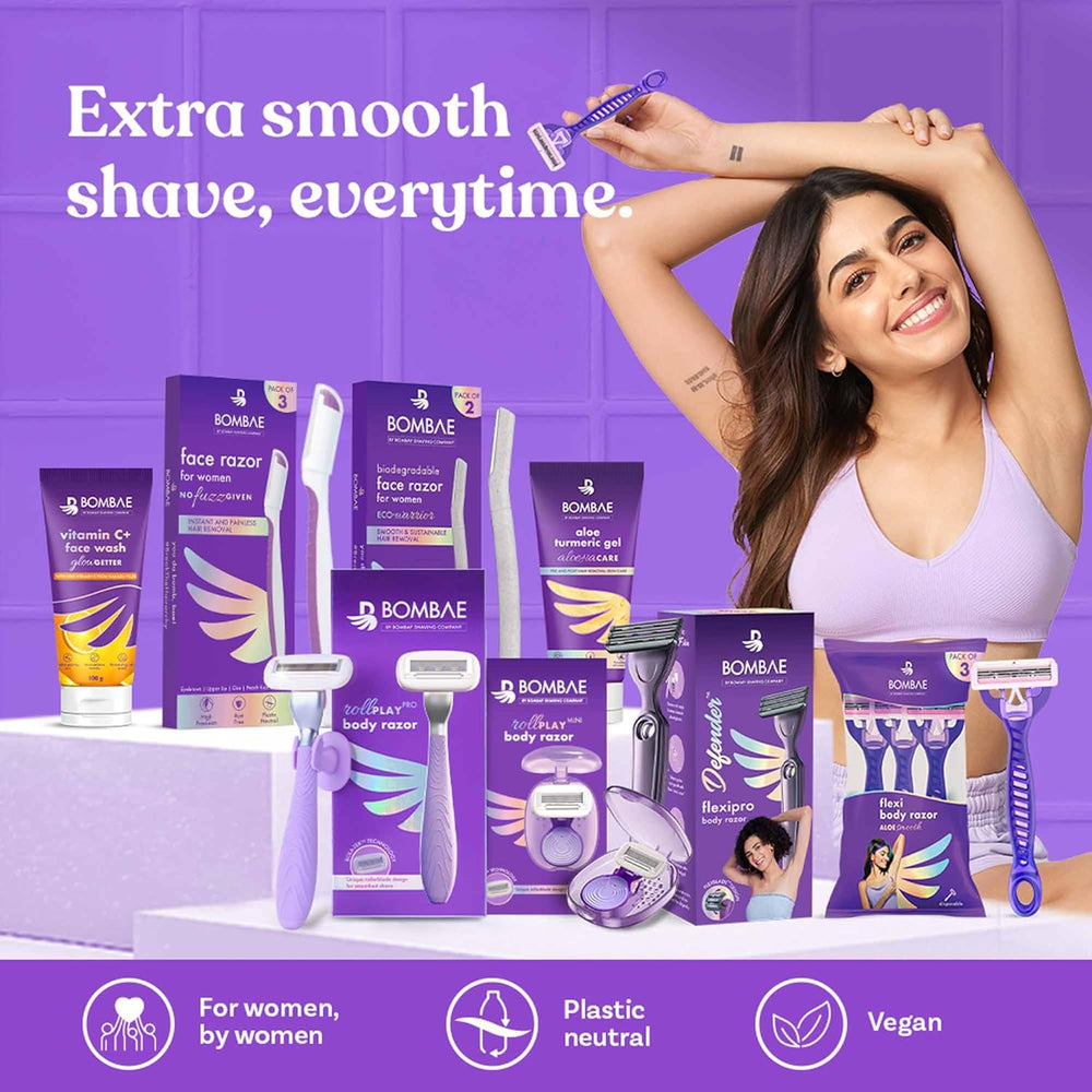 BOMBAY SHAVING COMPANY DISPOSABLE RAZORS FOR WOMEN 3N - SuperMarcheStore