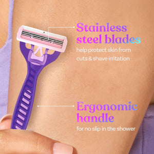 BOMBAY SHAVING COMPANY DISPOSABLE RAZORS FOR WOMEN 3N - SuperMarcheStore