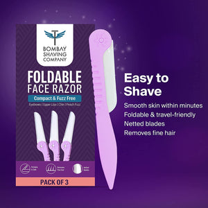 BOMBAY SHAVING COMPANY FOLDABLE FACE RAZOR 3N - SuperMarcheStore