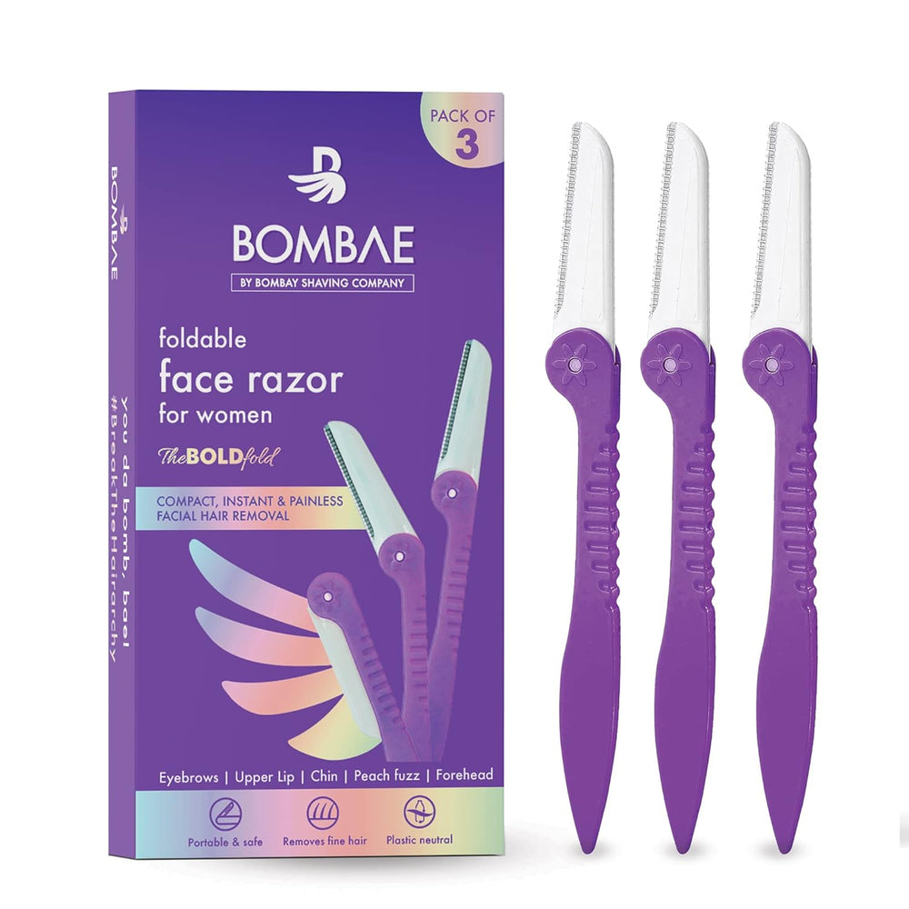 BOMBAY SHAVING COMPANY FOLDABLE FACE RAZOR 3N - SuperMarcheStore