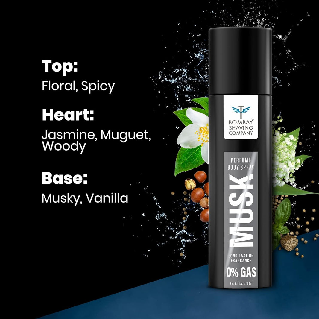 BOMBAY SHAVING COMPANY MUSK PERFUME BODY SPRAYY 2N - SuperMarcheStore