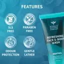 BOMBAY SHAVING COMPANY REFRESHING FACE & BODY WASH MENTHOL 200ML - SuperMarcheStore