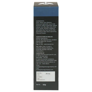 BOMBAY SHAVING COMPANY SHAVING CREAM CHARCOAL 60GM - SuperMarcheStore