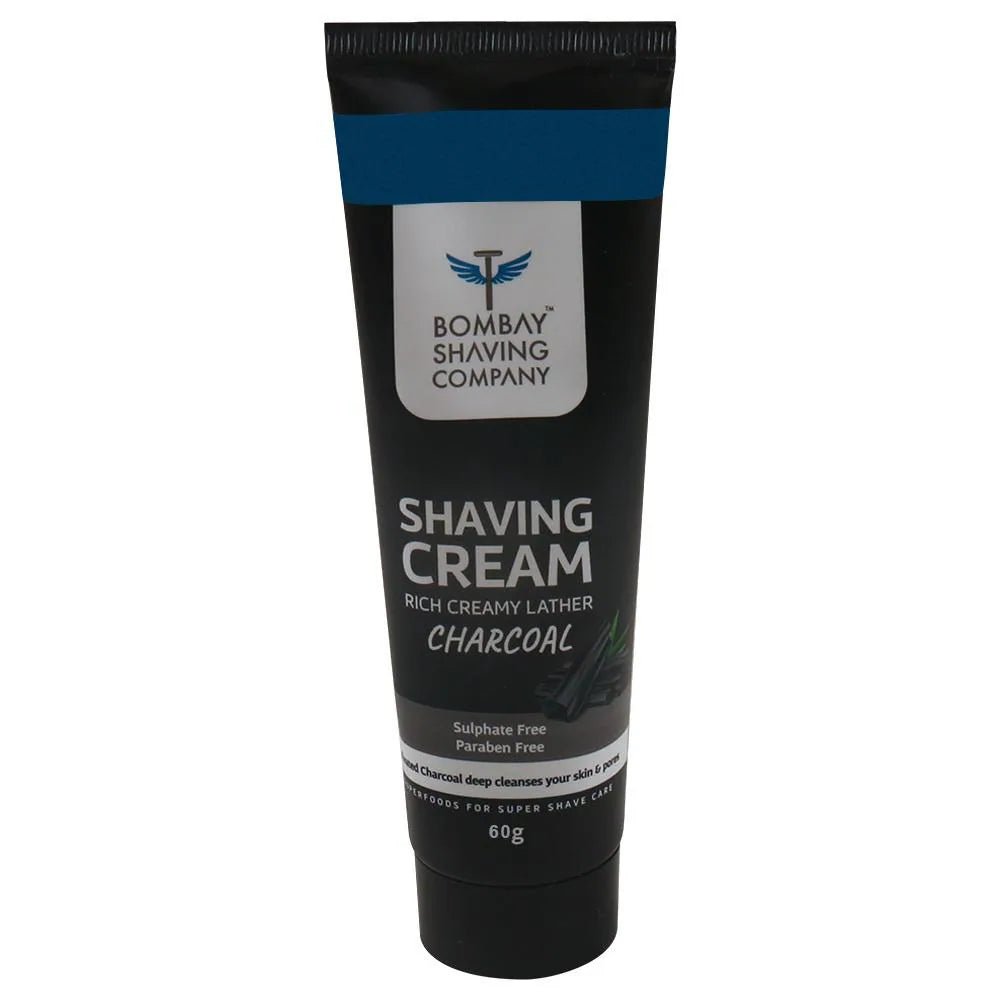 BOMBAY SHAVING COMPANY SHAVING CREAM CHARCOAL 60GM - SuperMarcheStore