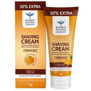 BOMBAY SHAVING COMPANY SHAVING CREAM TURMERIC 78G - SuperMarcheStore