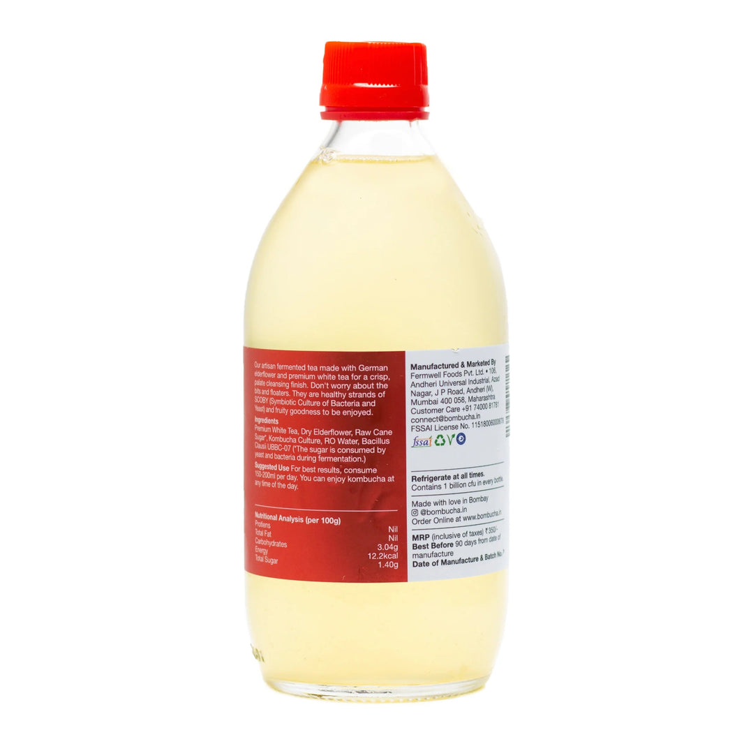 BOMBUCHA ELDERFLOWER 500ML - SuperMarcheStore