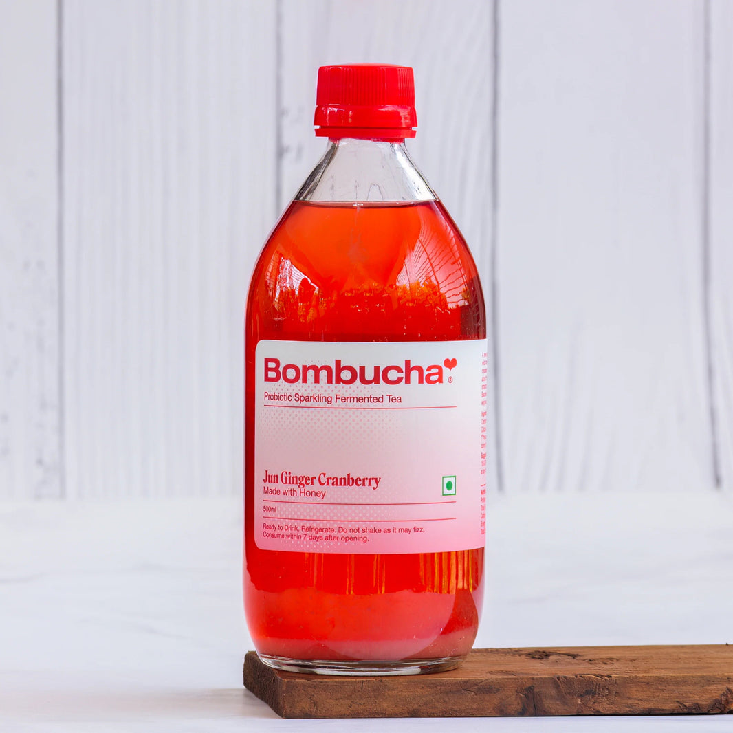 BOMBUCHA JUN GINGER CRANBERRY 500ML - SuperMarcheStore