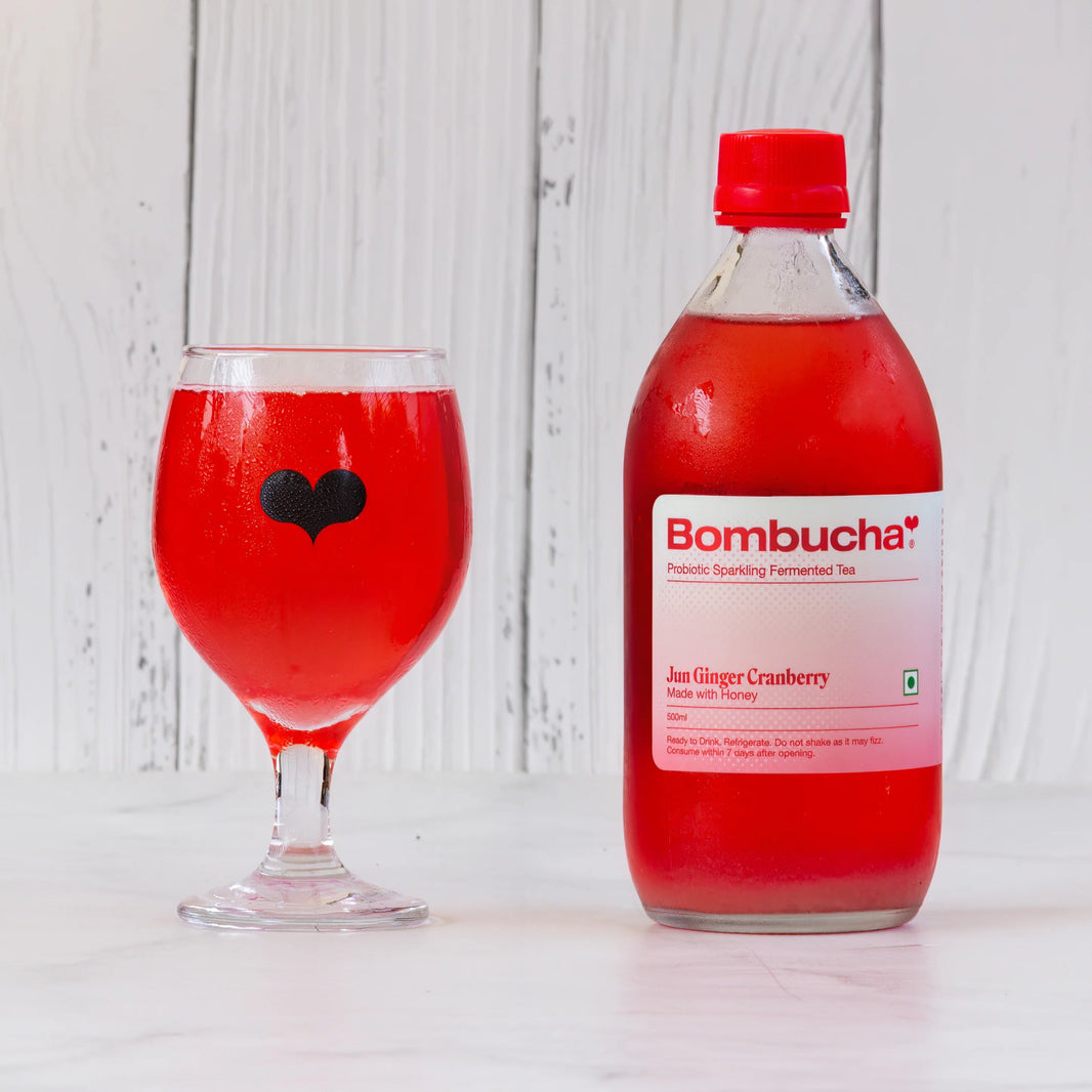 BOMBUCHA JUN GINGER CRANBERRY 500ML - SuperMarcheStore