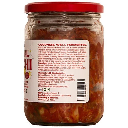 BOMBUCHA KIMCHI FERMANETED NAPA CABBAGE 450G - SuperMarcheStore