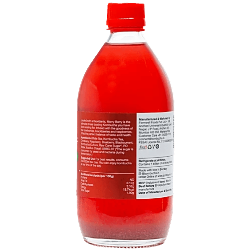 BOMBUCHA MERRY BERRY KOMBUCHA 500ML - SuperMarcheStore