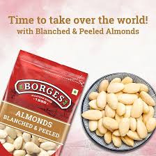 BORGES ALMONDS BLANCHED & PEELED 400GM - SuperMarcheStore