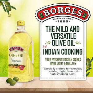BORGES EXT LIGHT OLIVE OIL BT 2L - SuperMarcheStore