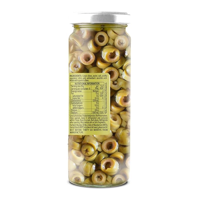 BORGES GREEN SLICED OLIVES - SuperMarcheStore