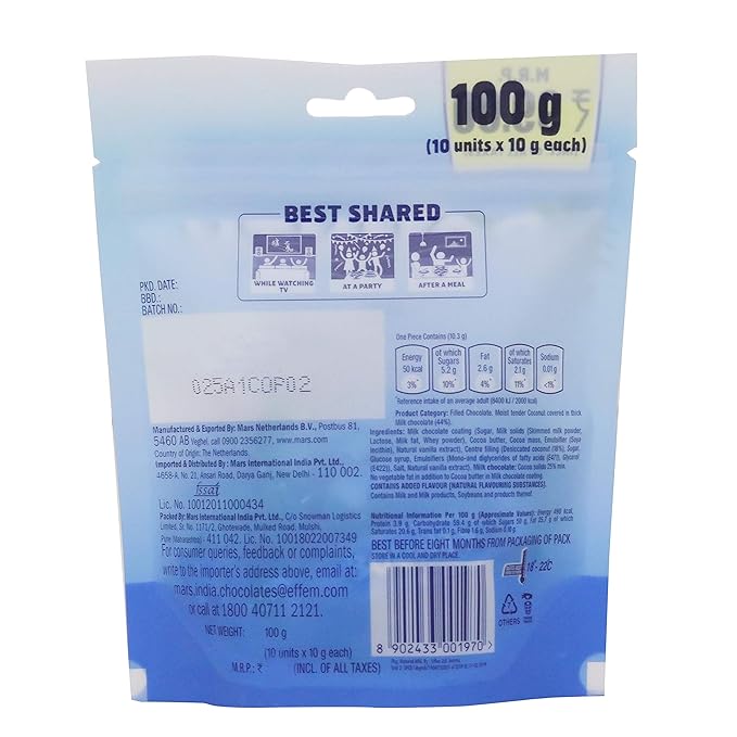BOUNTY MINIATURES BAG 100G - SuperMarcheStore