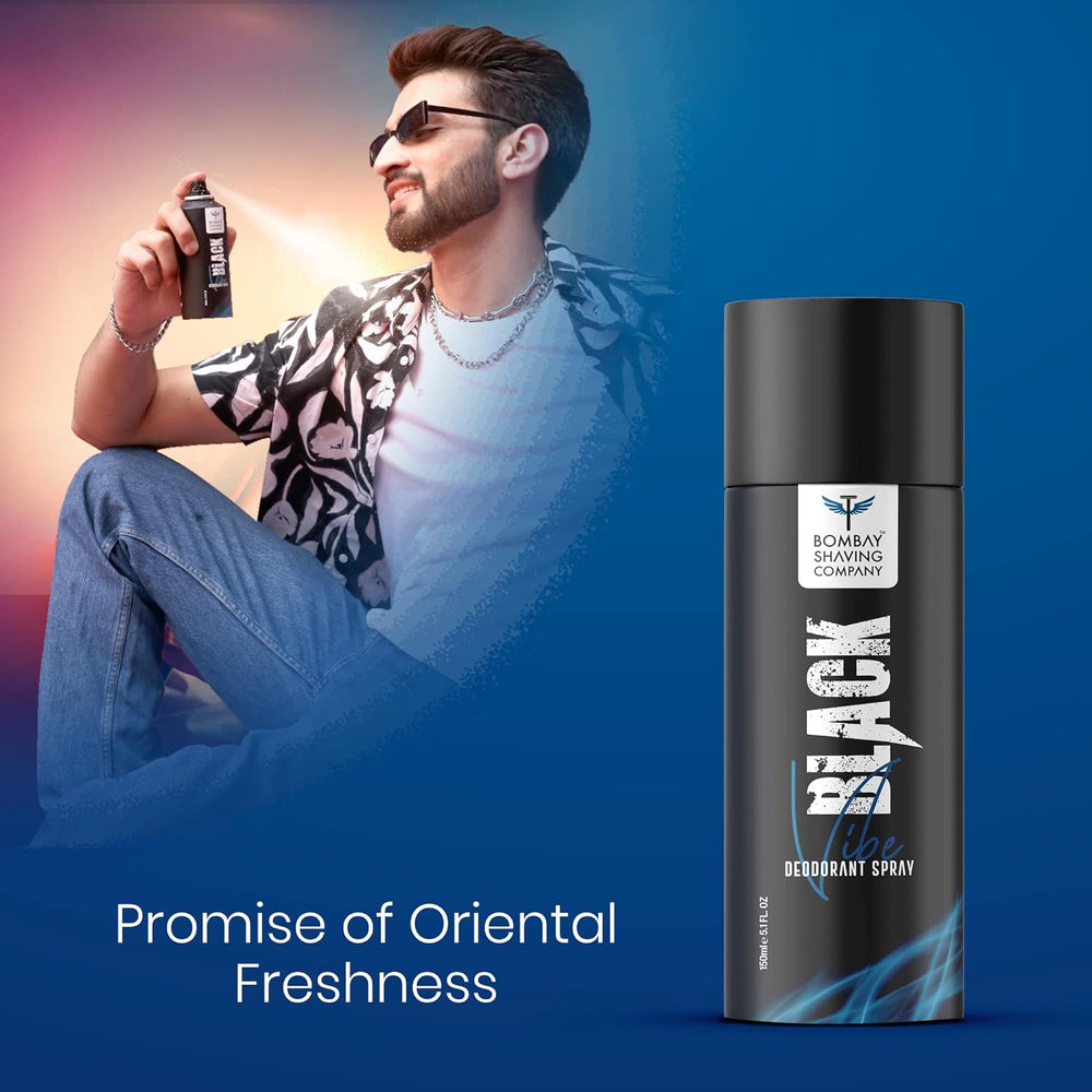 BSC BLACK VIBE DEODRANT SPRAY 150 ML - SuperMarcheStore