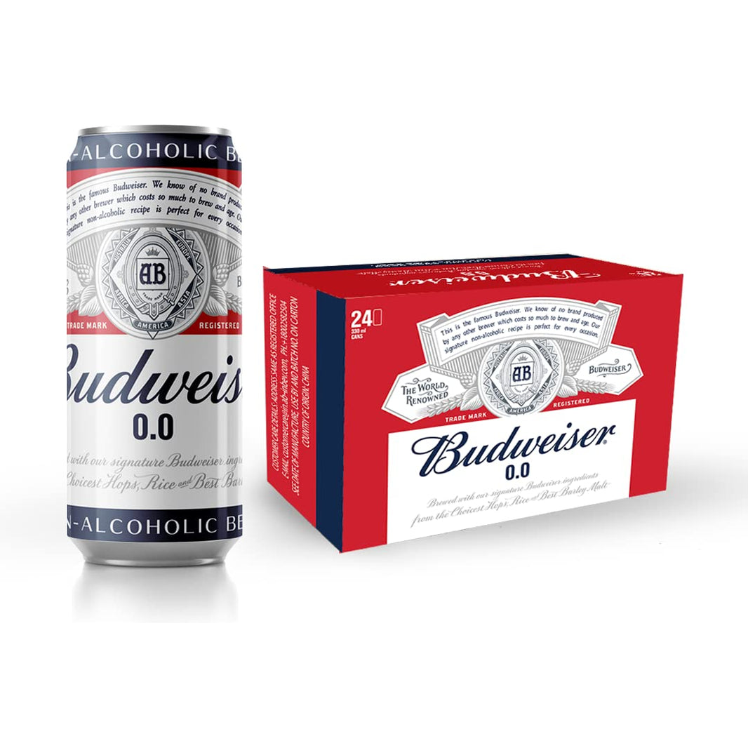 BUDWEISER BEER CAN 330 ML - SuperMarcheStore