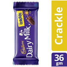 CADBURY DAIRY MILK CRACKLE CHOCOLATE BAR, 36 G - SuperMarcheStore