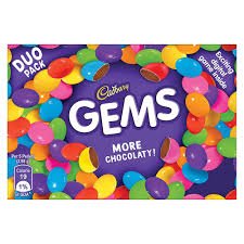 CADBURY GEMS DUO PACK 20 RS - SuperMarcheStore