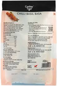 CAMBAY TIGER CHILLI BASIL BASA FISH 200g - SuperMarcheStore