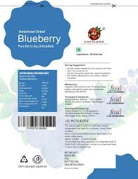 CAPILANO AMERICAN DRIED BLUEBERRY - SuperMarcheStore