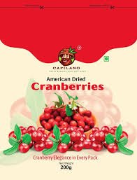 CAPILANO DRIED CRANBERRIES 200 GM - SuperMarcheStore