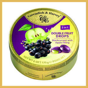 CAVENDISH & HARVEY BLACKCURRENT WITH APPLE FILLING DROP 200G - SuperMarcheStore