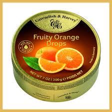 CAVENDISH & HARVEY FRUITY ORANGE DROPS 200G - SuperMarcheStore