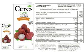 CERES FRUIT JUICE LITCHI 1 LTR - SuperMarcheStore