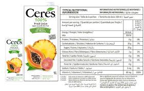 CERES FRUIT JUICE MEDLEY OF FRUITS 1 LTR - SuperMarcheStore