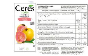 CERES GUAVA 1 LTR - SuperMarcheStore