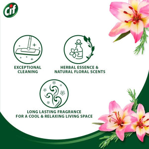 CIF FLOORS CLEANER LILLY N ROSEMARY 997 ML - SuperMarcheStore