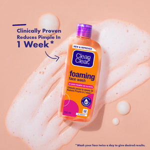 CLEAN & CLEAR FOAMING FACE WASH, 100ML - SuperMarcheStore