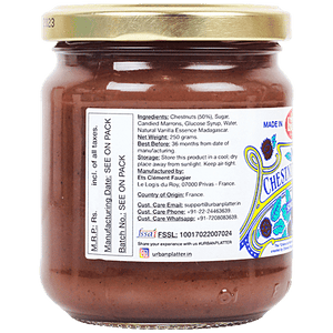 CLEMANTE FAUGIER CREAMY CHEST NUT SPREAD WITH VANILLA 250GM - SuperMarcheStore