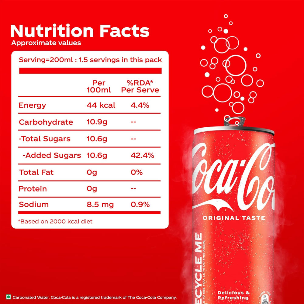 COCA COLA 300ML CAN 35 REGULAR - SuperMarcheStore