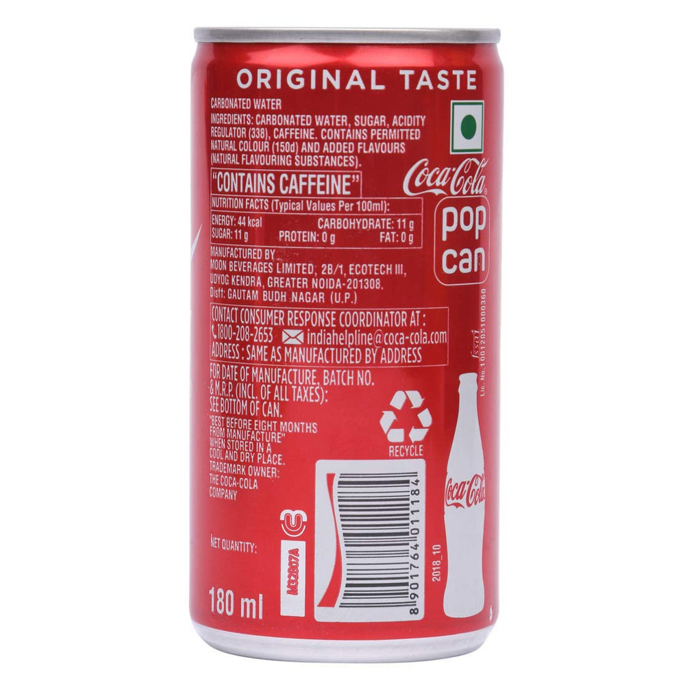 COCA COLA REGULAR 180ML - SuperMarcheStore