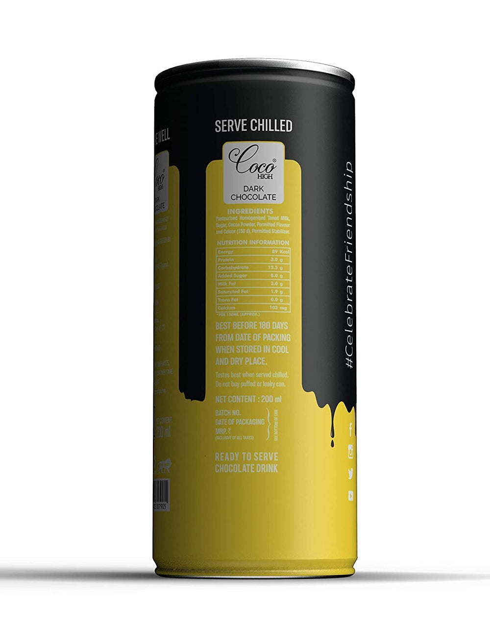 COCO HIGH DARK CHOCOLATE 200 ML - SuperMarcheStore