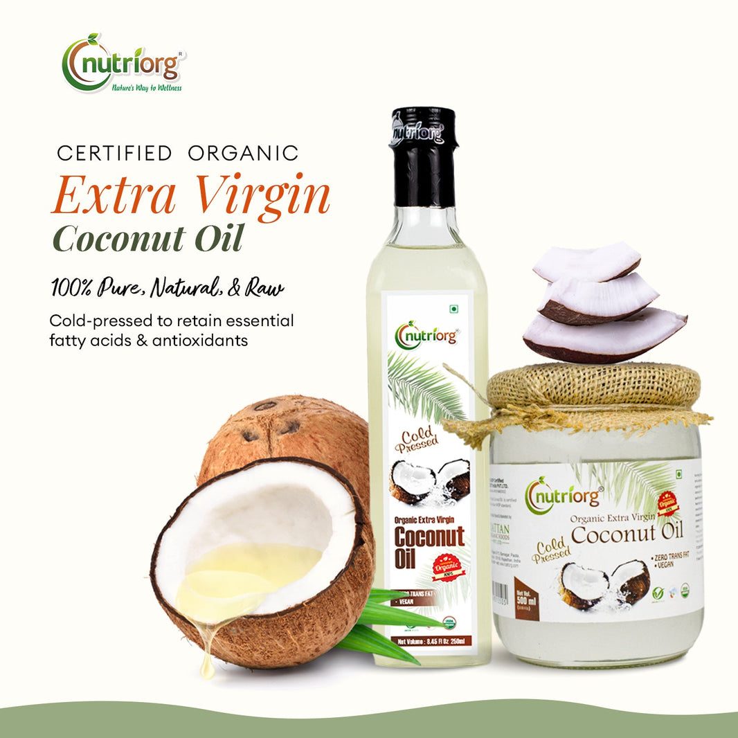 NUTRIORG EXTRA VIRGIN COCONUT OIL 250ML