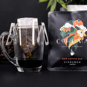 COHOMA DRIP COFFEE BAGS CINNAMON HAZELNUT 10N - SuperMarcheStore