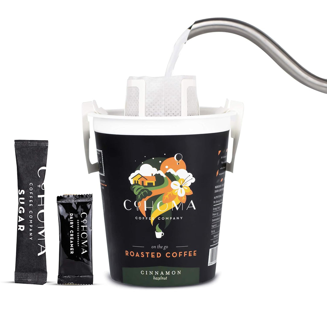 COHOMA ROASTED COFFEE ON THE GO CINNAMON HAZELNUT 24G - SuperMarcheStore