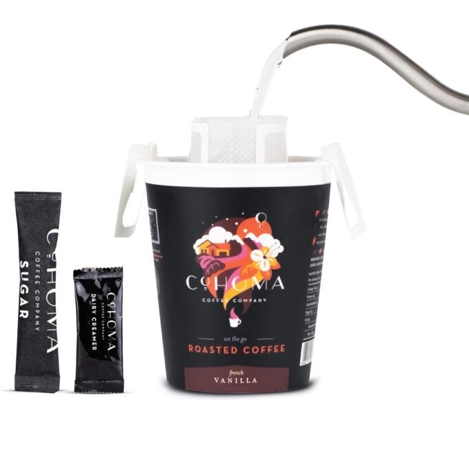 COHOMA ROASTED COFFEE ON THE GO FRENCH VANILA 24G - SuperMarcheStore