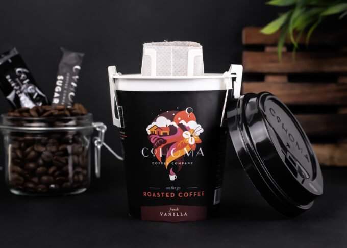 COHOMA ROASTED COFFEE ON THE GO FRENCH VANILA 24G - SuperMarcheStore